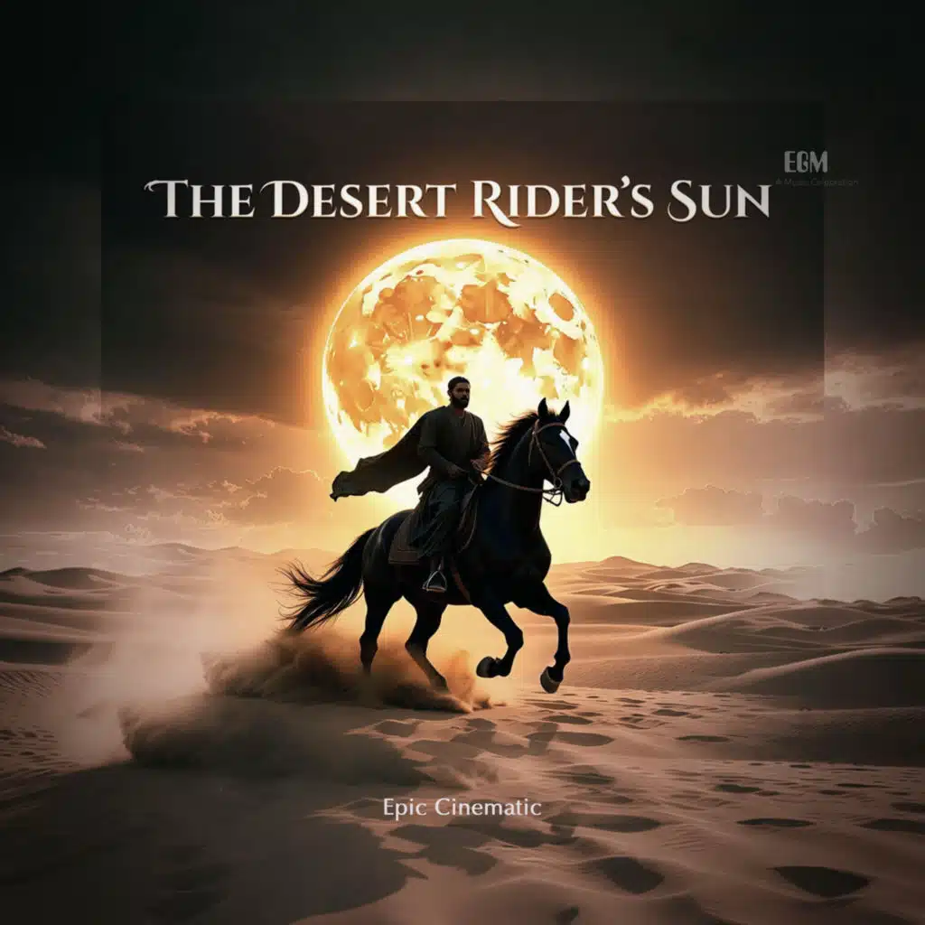 The Desert Rider's Sun