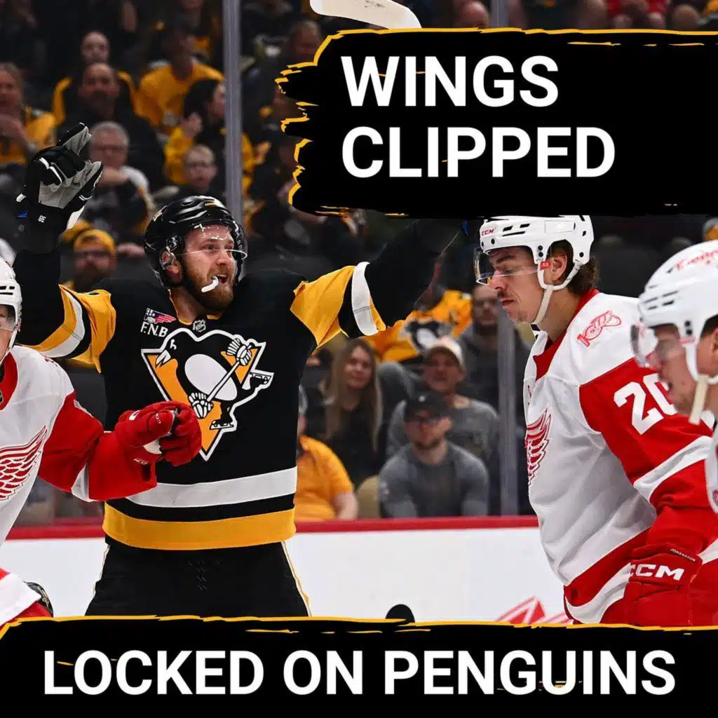 Penguins one step closer to the playoffs with COMPLETE win over Detroit!