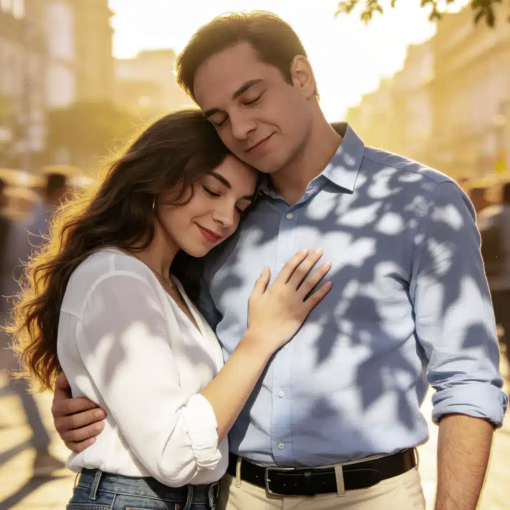 El abrazo de aquel atardecer
