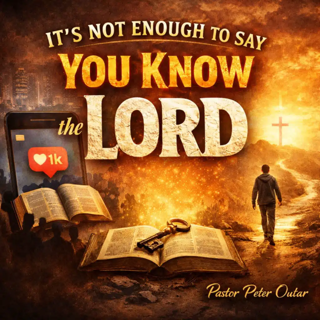 Its Not Enough to Say You Know the Lord