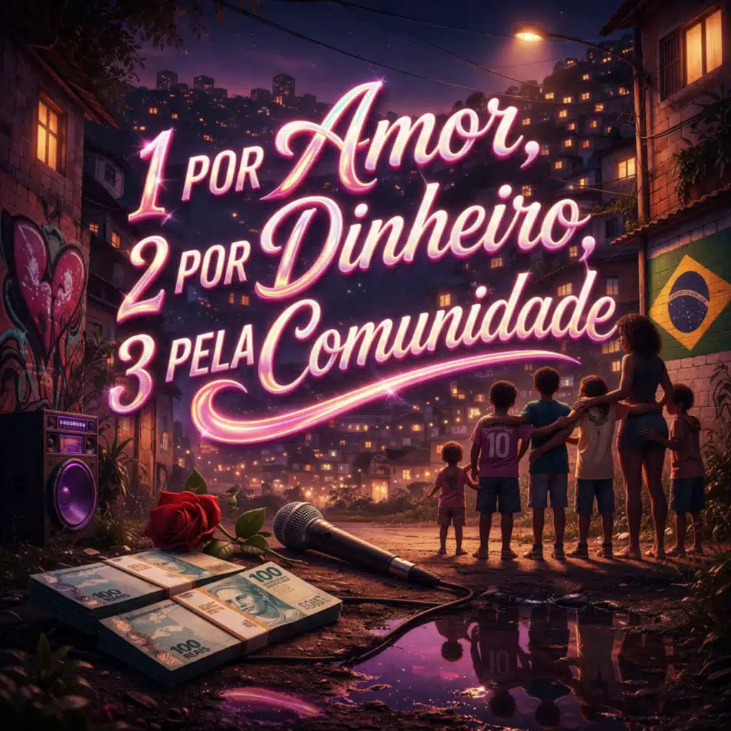 1 POR AMOR, 2 POR DINHEIRO, 3 PELA COMUNIDADE