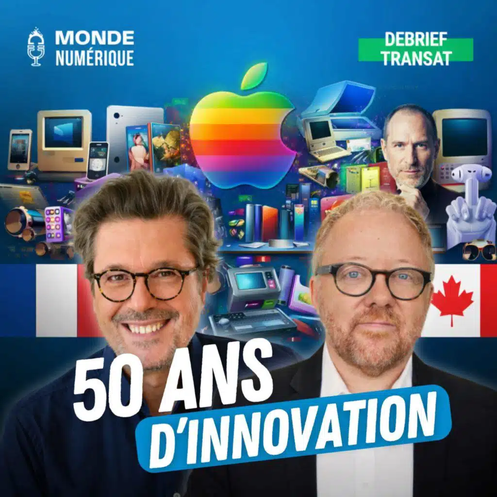 🇫🇷🇨🇦 Debrief Transat – 50 ans d'Apple, Proton Workspace, arrêt de Messenger.com 