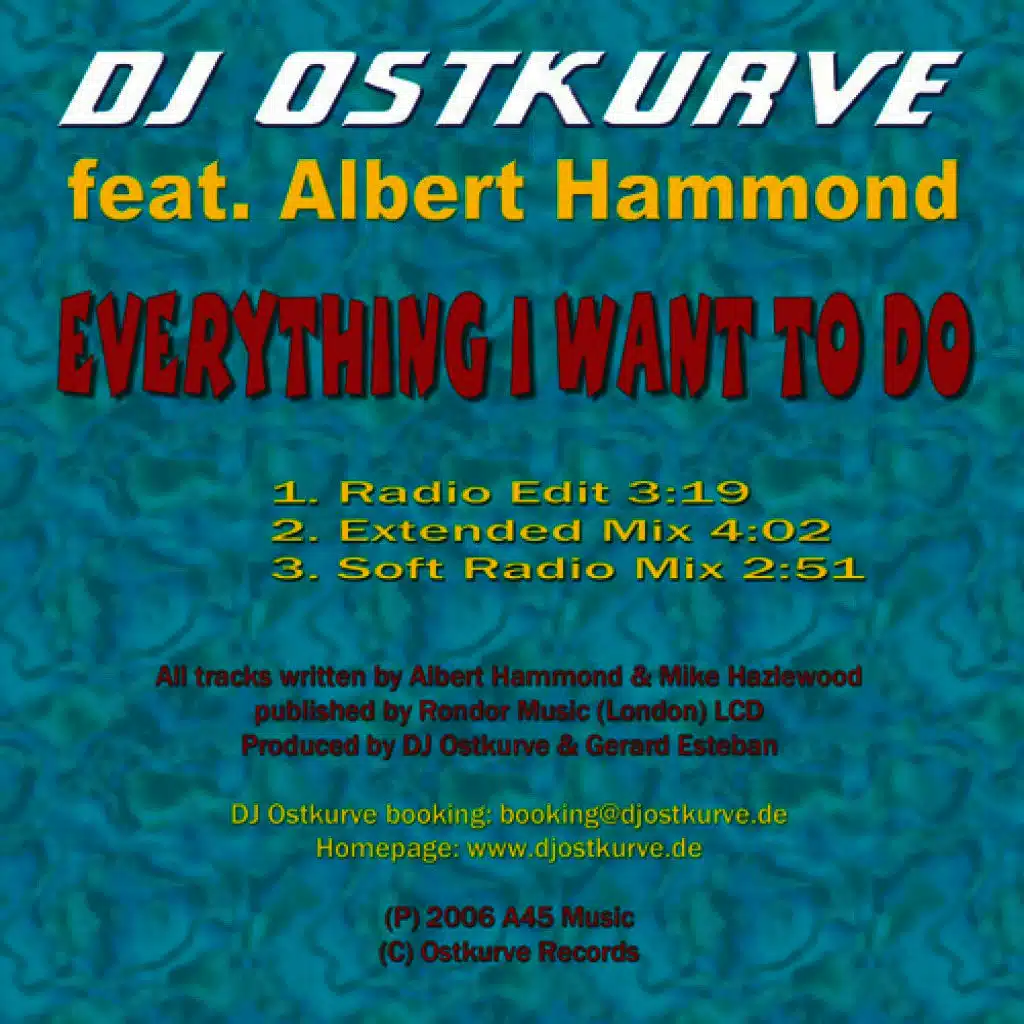 Everything I Want to Do (Radio Edit)