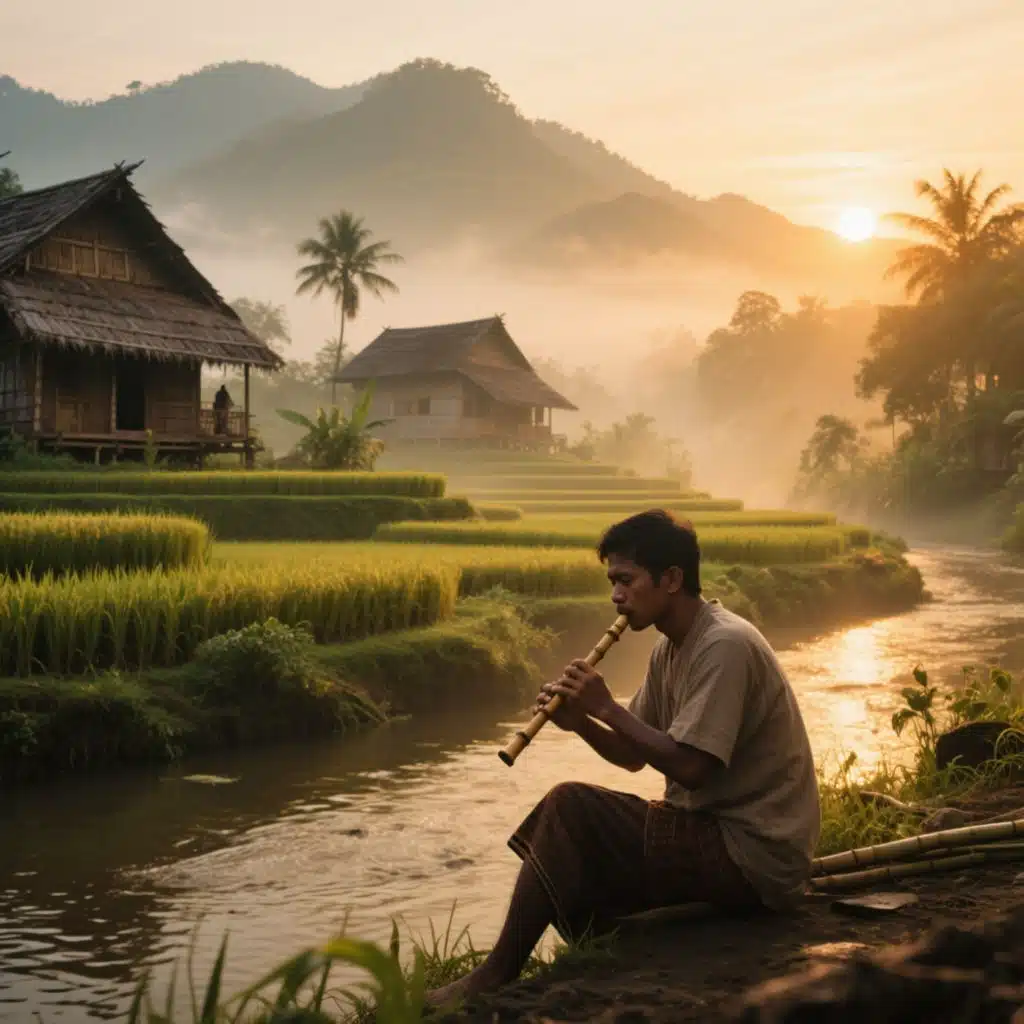 Senja di Sawah Sunyi