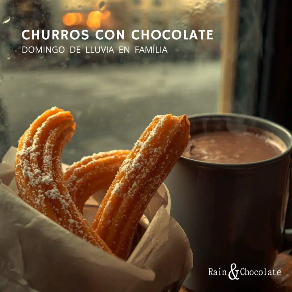 Churros Con Chocolate - Domingo de Lluvia en Família