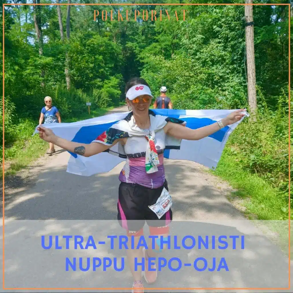 Ultratriathlonisti Nuppu Hepo-Oja