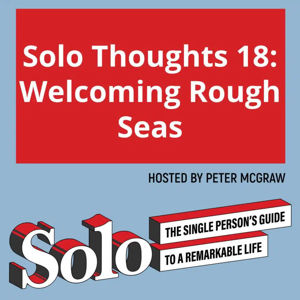 Solo Thoughts 18: Welcoming Rough Seas