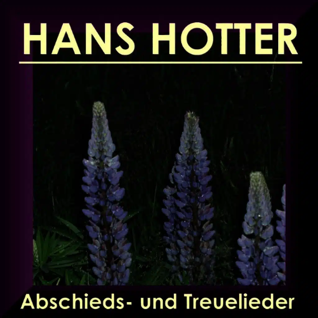 Abschieds- Und Treuelieder