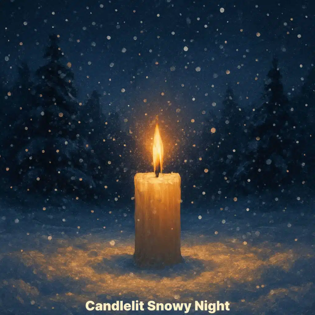 Candlelit Snowy Night