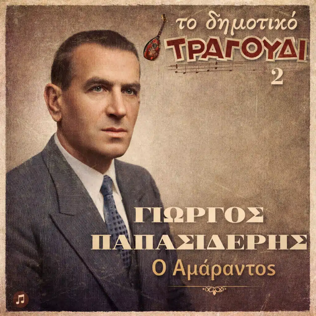 To Dimotiko Tragoudi: Giorgos Papasideris. No 2. O Amarantos (feat. Maria Grilli & Afroditi Papasideri)