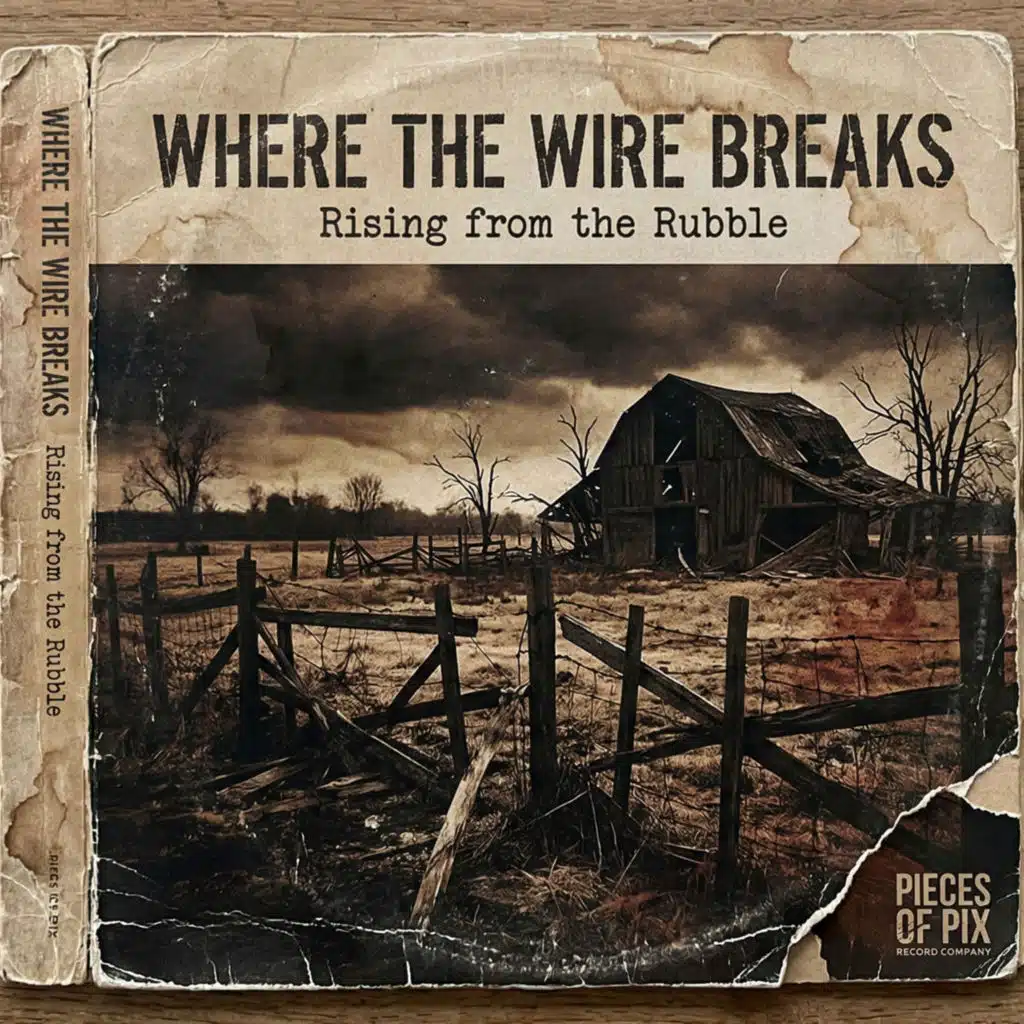 Where the wire breaks