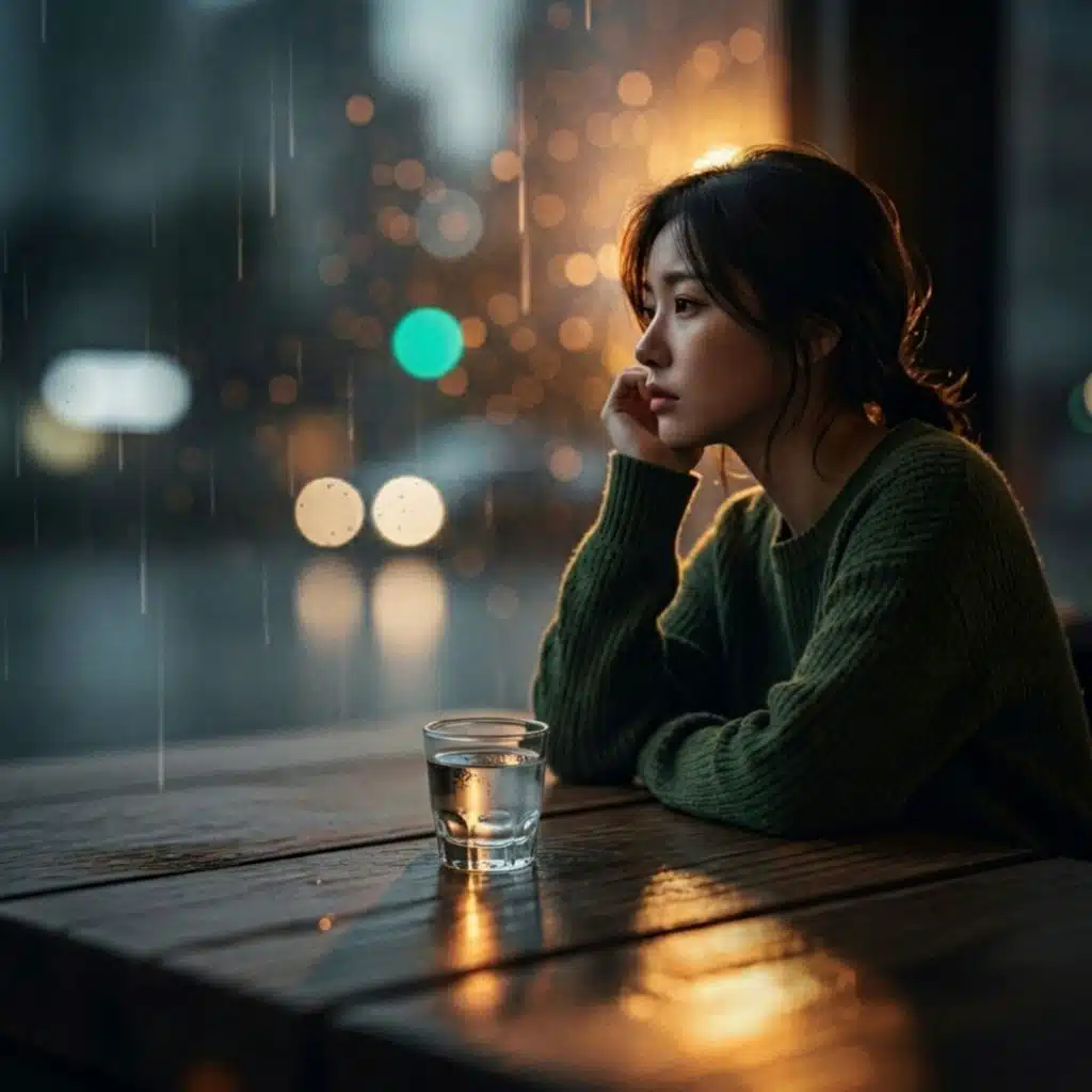 술 한잔에 네가 생각나
