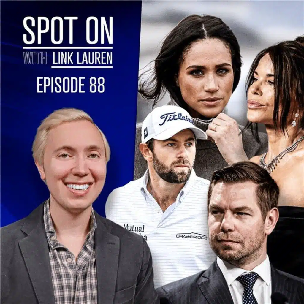 Harry and Meghan’s New Lawsuit NIGHTMARE, Lauren Sanchez Is Happy and Not Sorry, and Eric Swalwell’s Demise