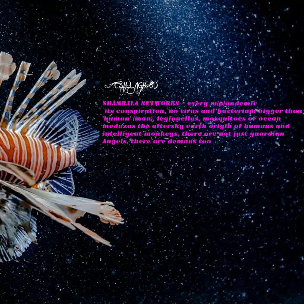 Every m{p}andemic its conspiration, no virus and bacterium bigger than 'human' {man}, legionellas, mosquitoes or ocean meduzas the aftersky earth origin of humans, and intelligent monkeys, there are not just guardian Angels, there are demons too } ERDEXIT