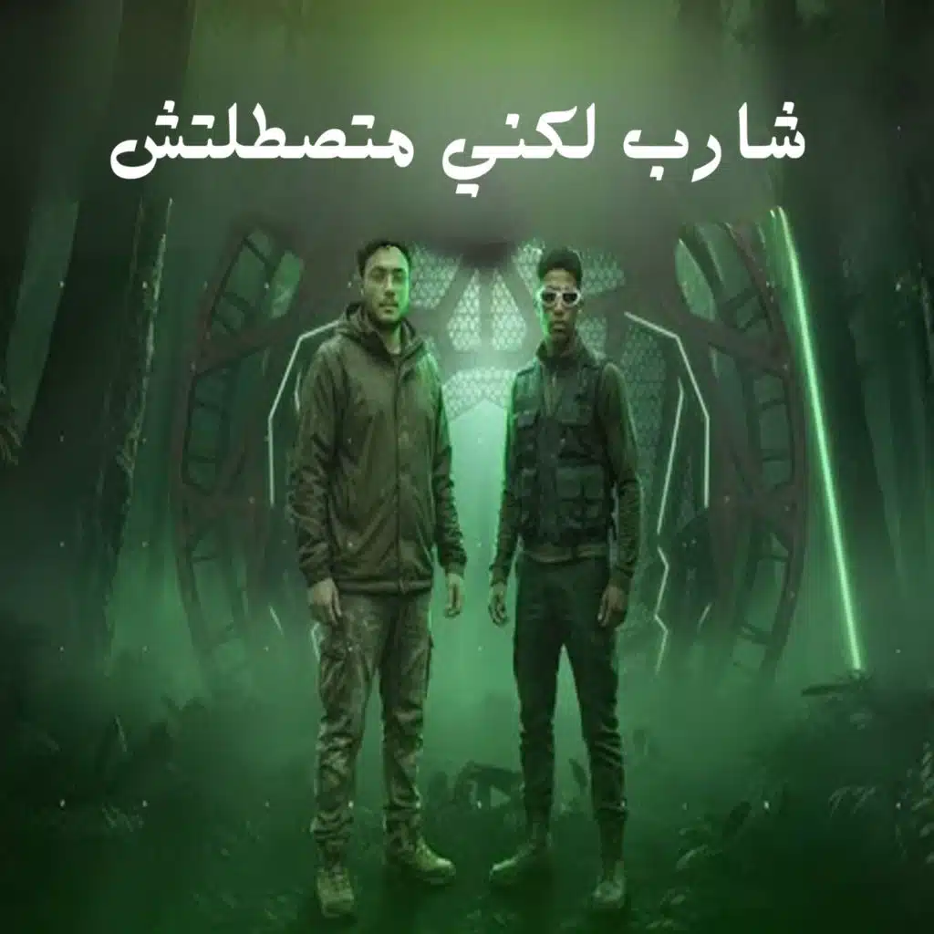 شارب لكني متصطلتش