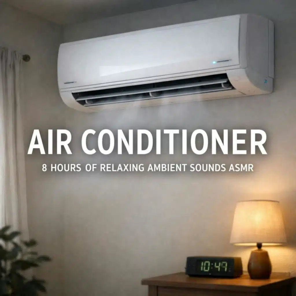 Air Conditioner - 8 Hours of Relaxing Ambient Sounds ASMR for Peaceful Rest and Relaxation