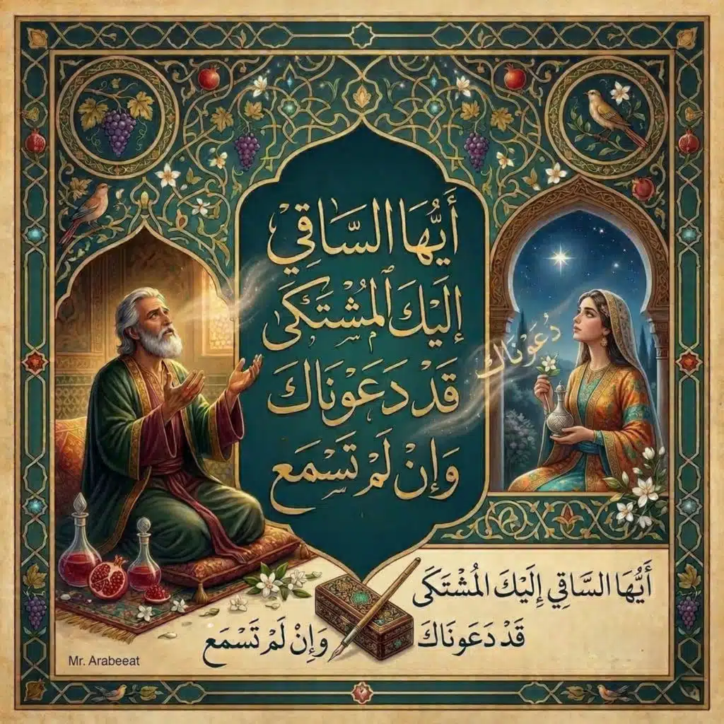 أيها الساقي اليك المشتكى