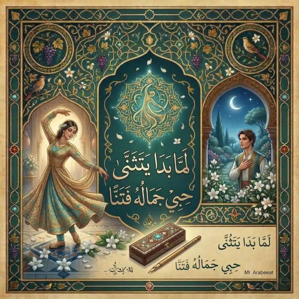 لما بدا يتثنى