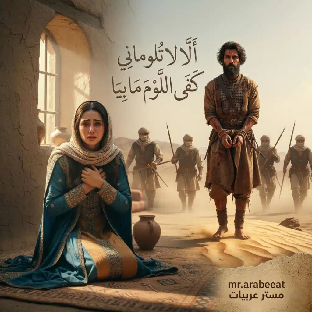 أَلا لا تلوماني - مرثية عبد يغوث الحارثي