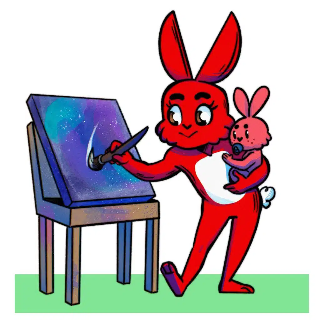 Painting vs. Parenting