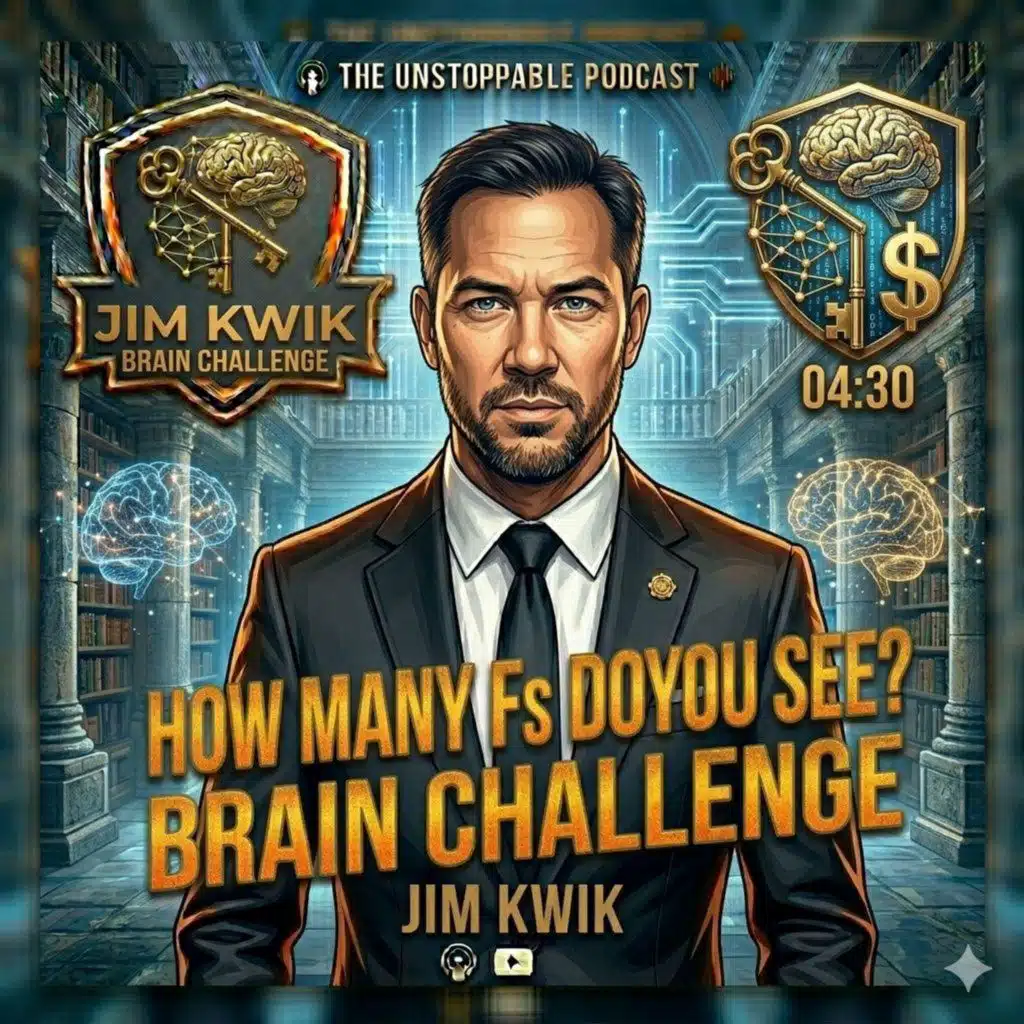How Many Fs Do You See? Jim Kwik Brain Challenge