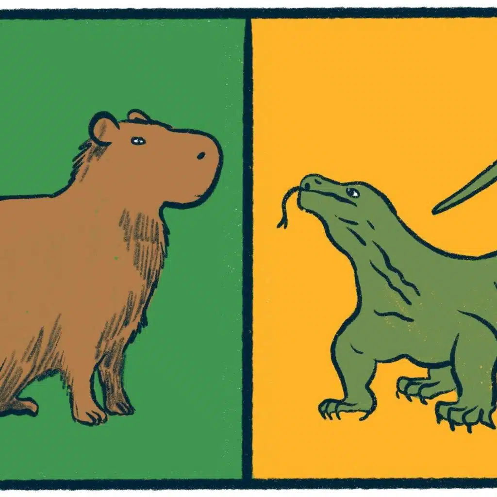 Capybaras vs. Komodo Dragons: a creature debate