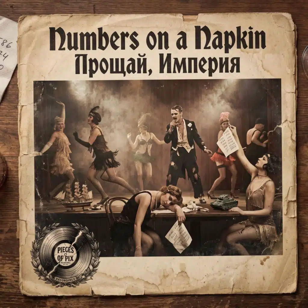 Numbers on a napkin