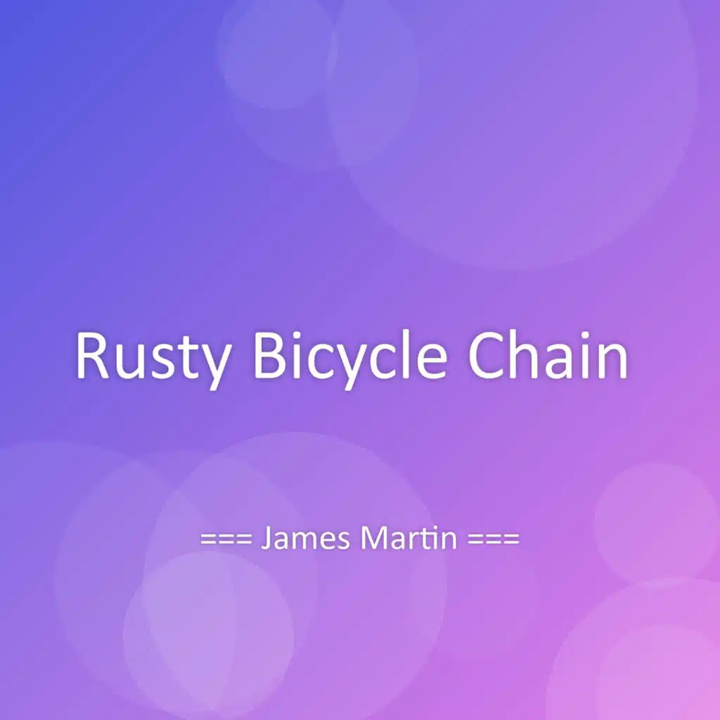 Rusty Bicycle Chain