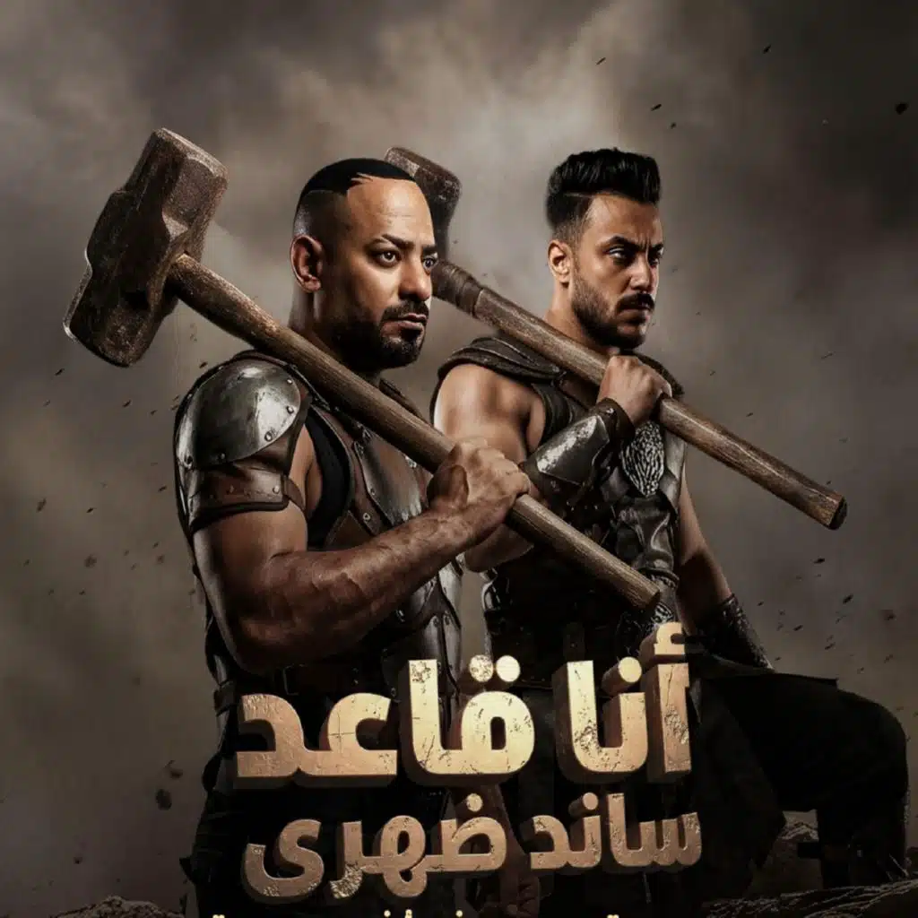 انا قاعد ساند ضهرى