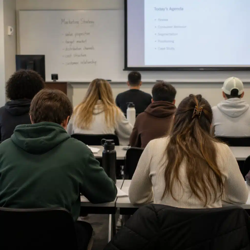 University students back in the classrooms