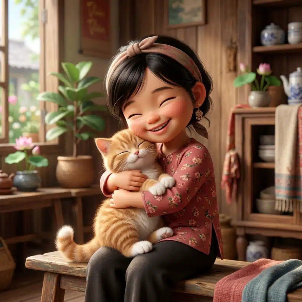Chú Mèo Con Dễ Thương