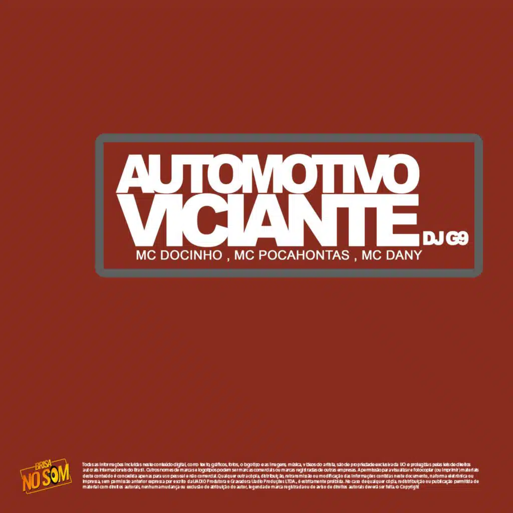AUTOMOTIVO VICIANTE (feat. Mc Docinho, Mc Pocahontas & Mc Danny)