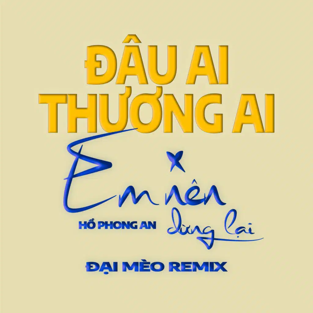 Mashup Đâu Ai Thương Ai x Em Nên Dừng Lại (Đại Mèo Remix)