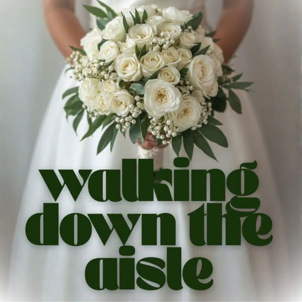 walking down the aisle