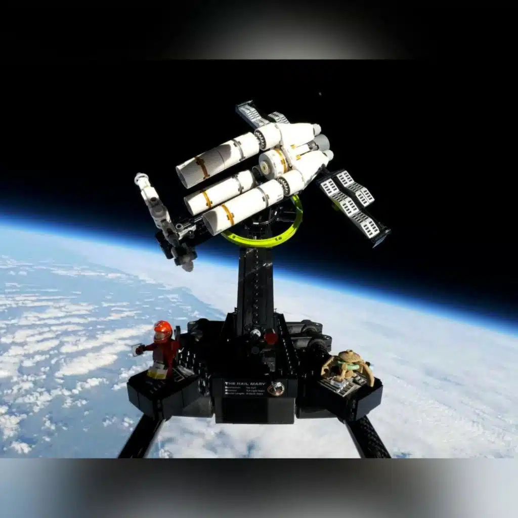 Lego in space sets a new world record!