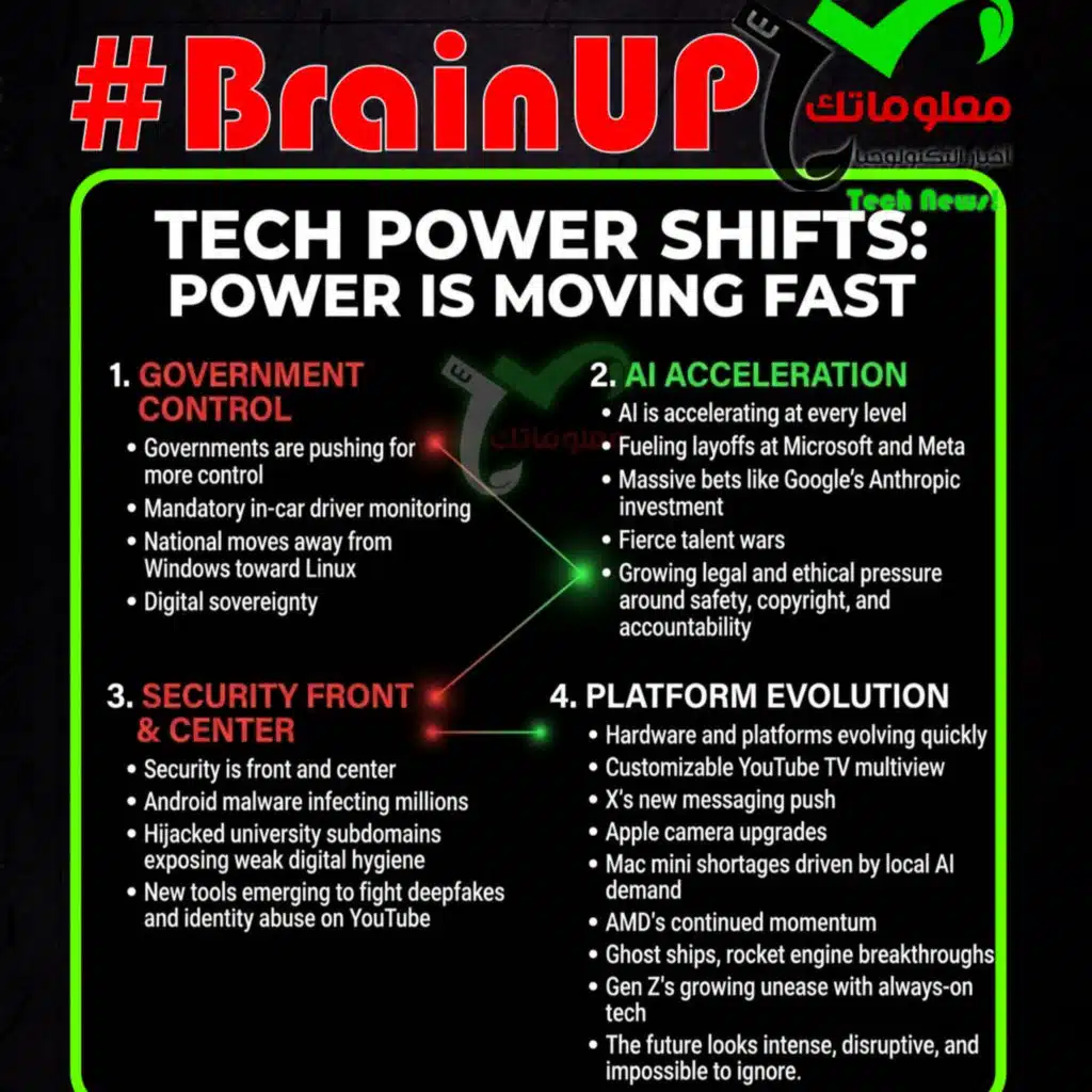 #BrainUp كبر دماغك اخبار التكنولوجيا اليوم 25 إبريل 2026