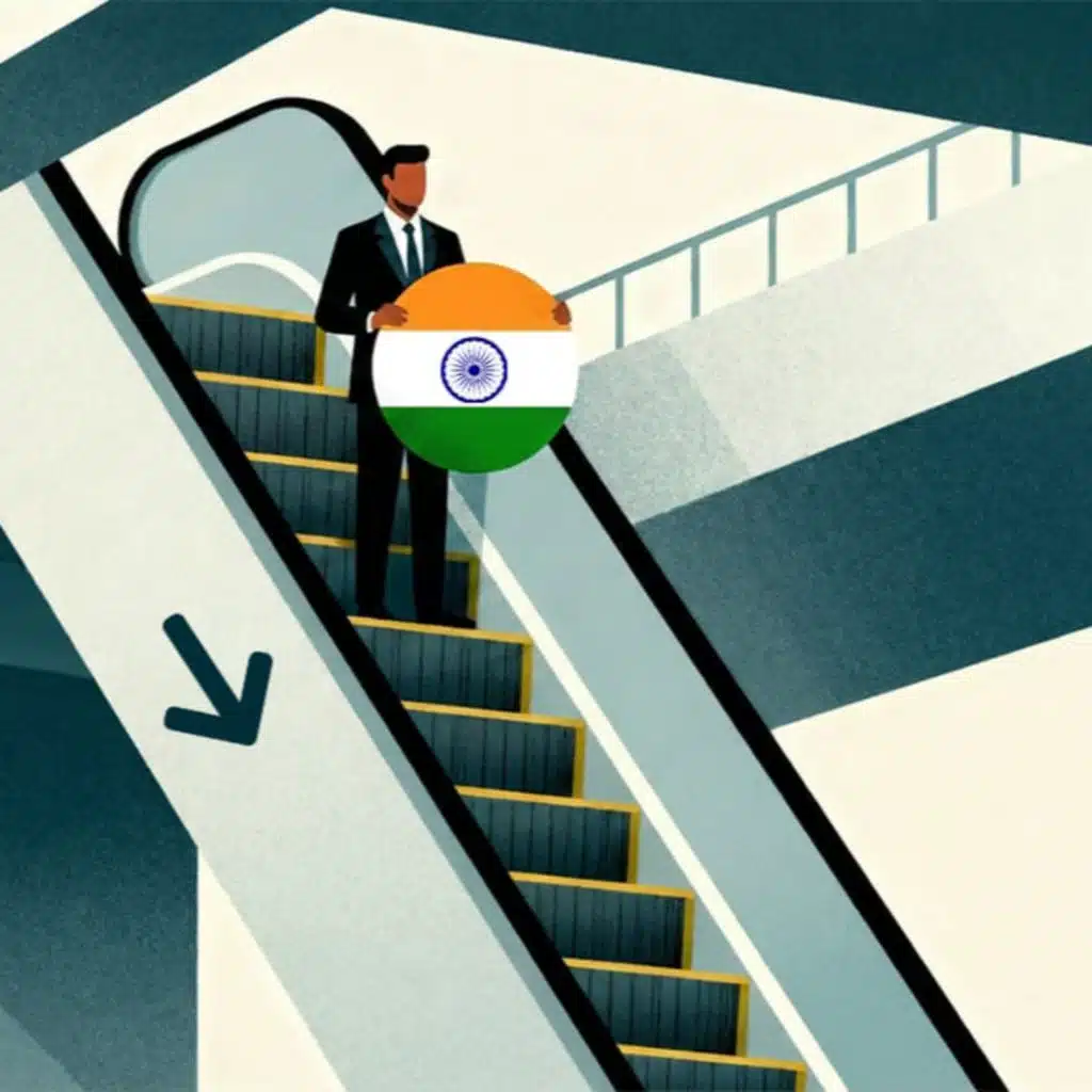 India’s economy is growing. So why is its GDP rank slipping?