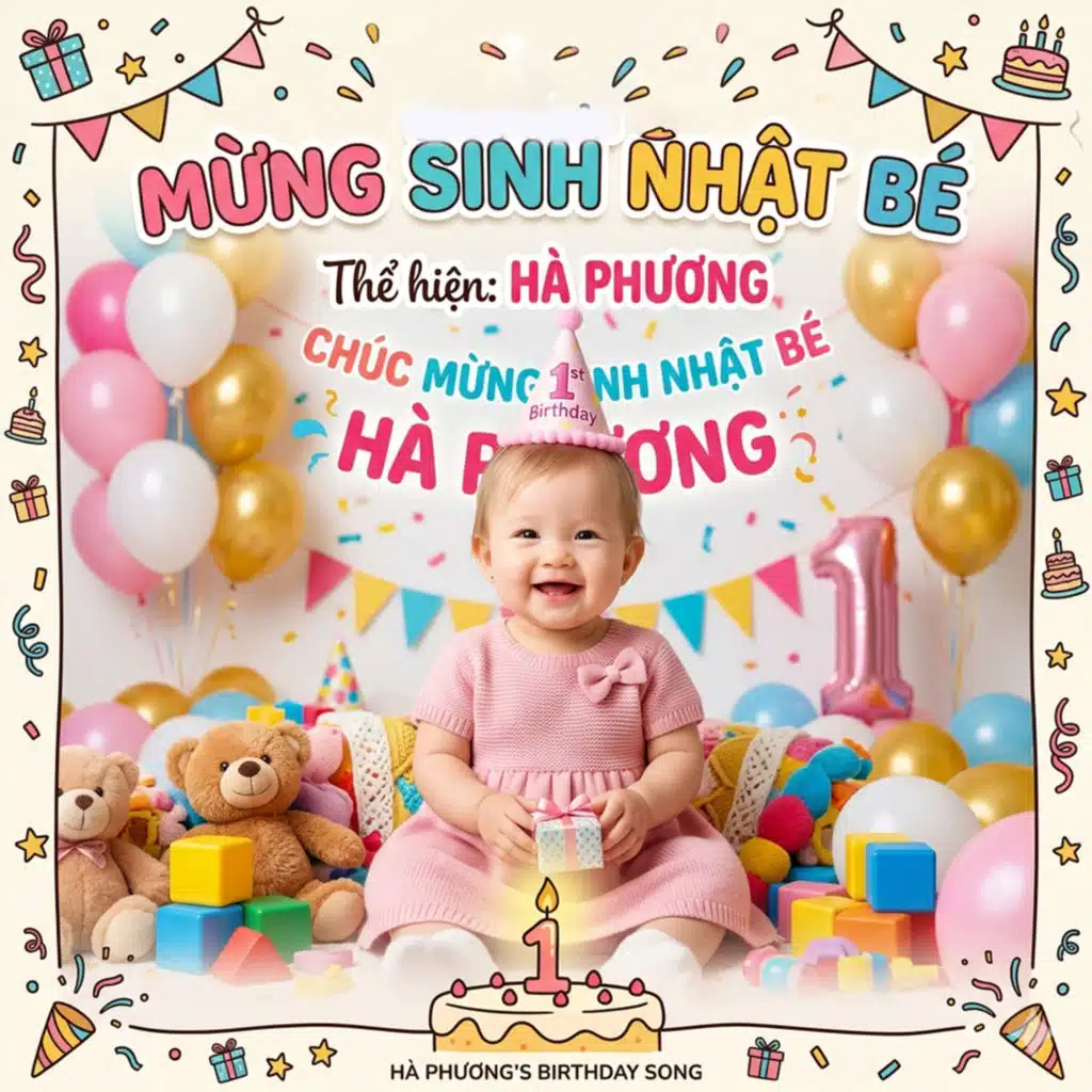 Mừng sinh nhật bé
