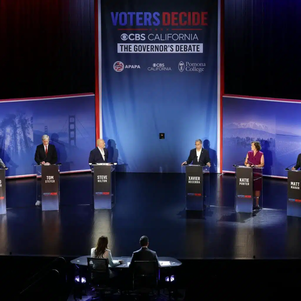 Candidates Look to Distinguish Themselves at Chaotic Governor's Debate
