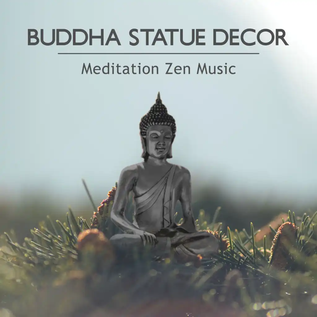 Buddha Statue Decor - Meditation Zen Music, Stress Less Therapy & Healing Music, New Beginnings, Take a Deep Breath, Ocean Waves, Rain and Beautiful Garden Sounds