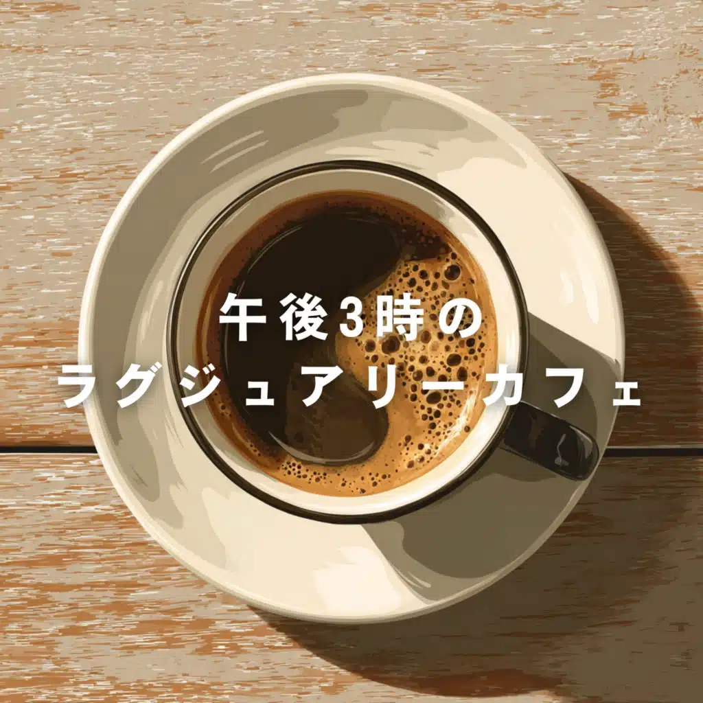 午後3時のラグジュアリーカフェ