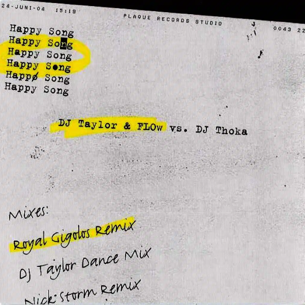 Happy Song (Royal Gigolos Short Remix)