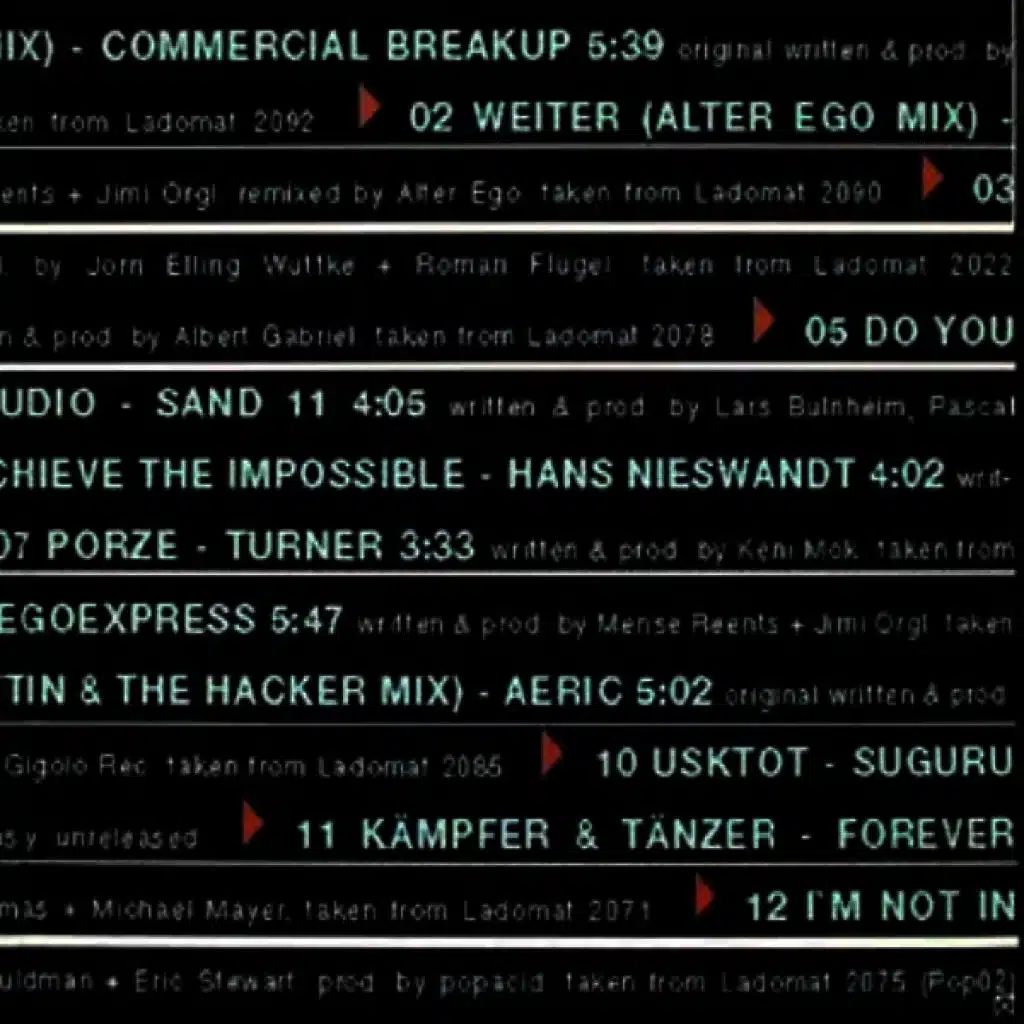 Compact Disco Volume Five - Ladomat 2000