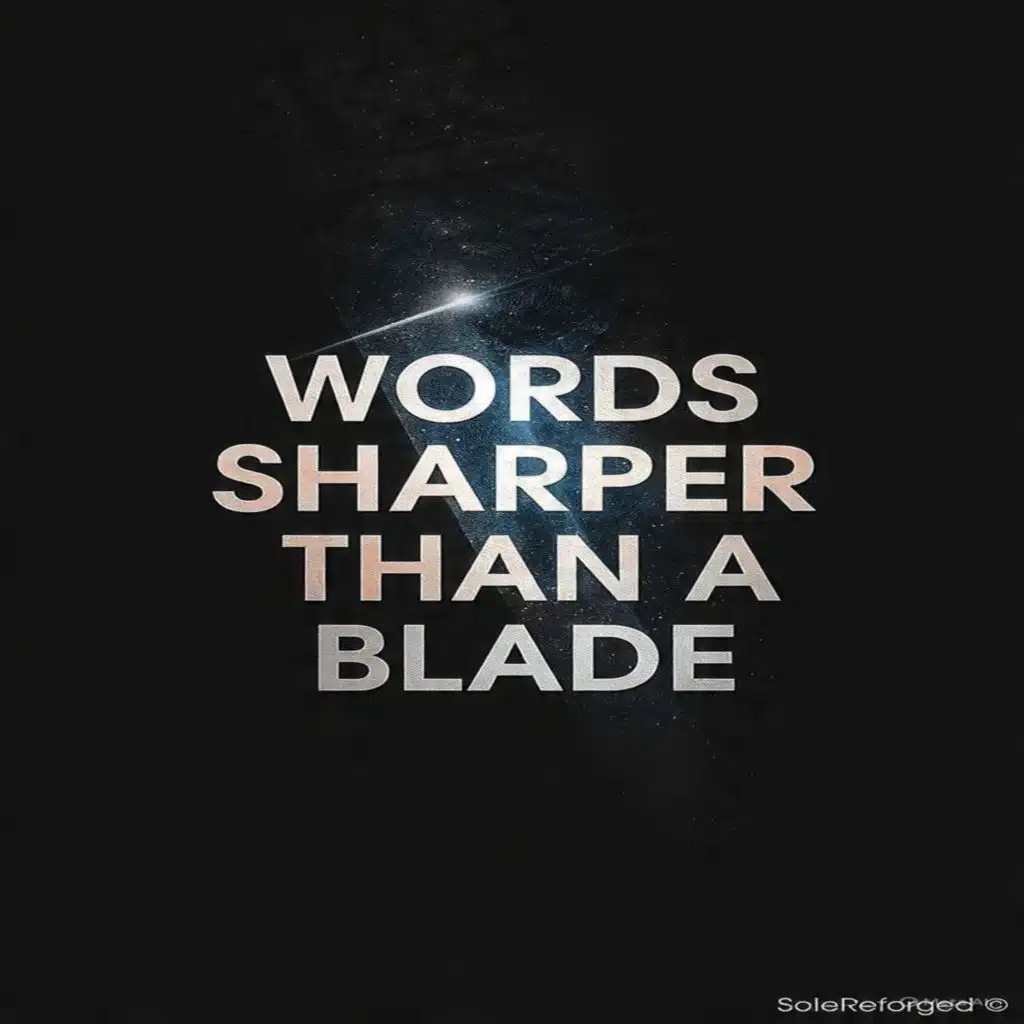 Words sharper than a blade