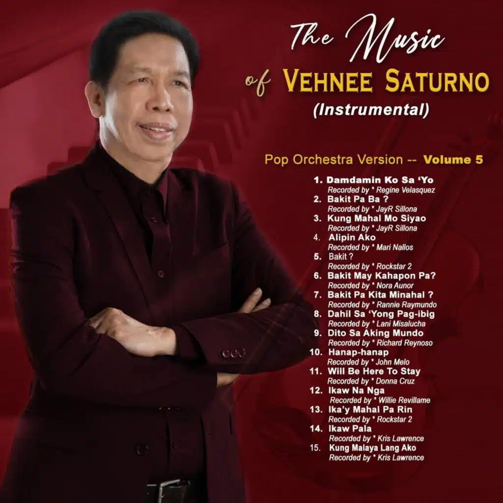 The Music of Vehnee Saturno: Pop Orchestra, Vol. 5 (Instrumental)