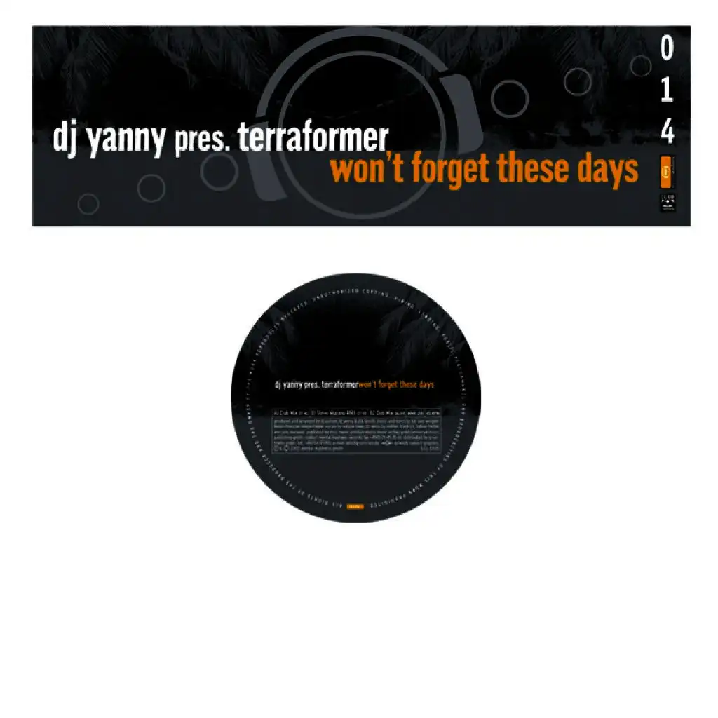 Won't Forget These Days (Dub Mix)