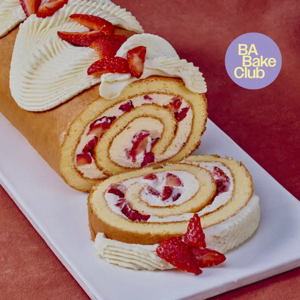 BA Bake Club: Strawberry Roll Cake