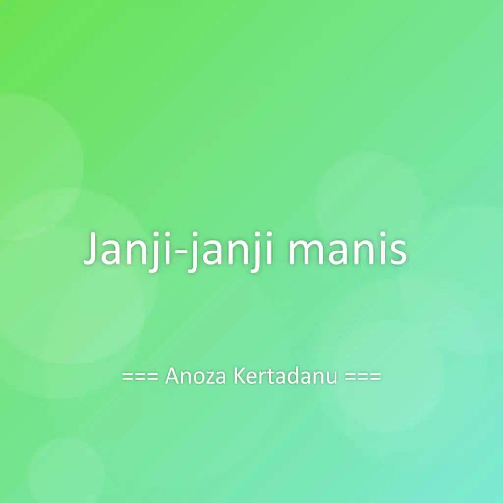 Janji-janji manis