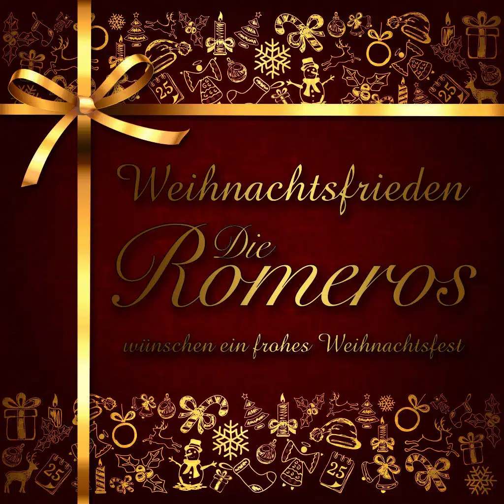 Weihnachtsfrieden: Die Romeros wünschen ein frohes Weihnachtsfest