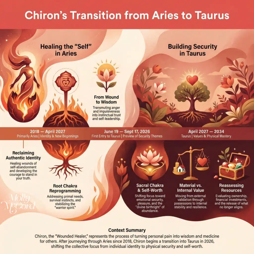 Chiron's Transition From Aries Into Taurus ~ 2026 Astrology